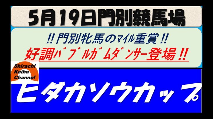 【競馬予想】ヒダカソウカップ2022年5月19日 門別競馬場