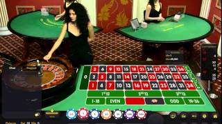【エンパイアカジノ】カジノ・リノのルーレットで美人ディーラーと対戦