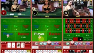 【エンパイアカジノ】カジノ・トーキョーでマルチゲームバカラで３人のディーラーと対戦！